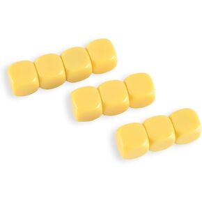22MM Rounded Blank Six Sided Dice Lianshi Teaching Created Sesources Game Teaching Plastic Cubes Four Colors Choosable