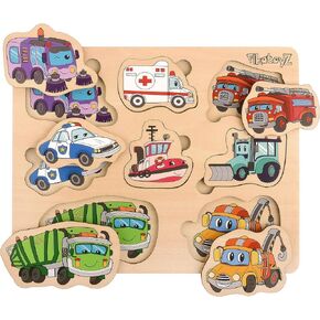 Wooden Puzzles for Toddlers 1-3 (Farm)