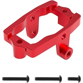 GLOBACT RC Servo Mount 6061-T6 for 1/18 TRX4M RC Crawler Upgrades Parts (Black)