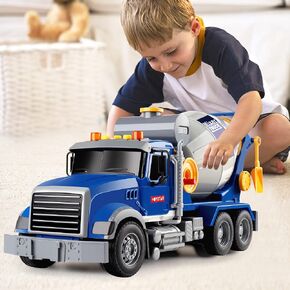 Dwi Dowellin Kids Toys for 3 4 5 6 7 Years Old Boys, 15" Large Tow Truck Toy,Friction Powered Transport Truck Crane Toy with Lights and Sounds,with Roadster,Boys Gifts in Saudi Arabia