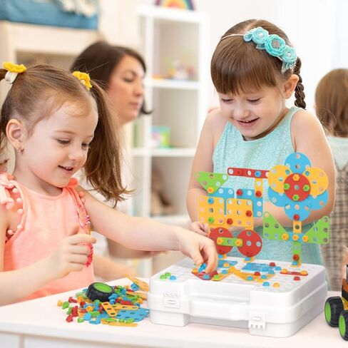 290 قطعة من العاب البناء، العاب تعلم العلوم والتكنولوجيا والهندسة، هدية للاطفال in Kuwait