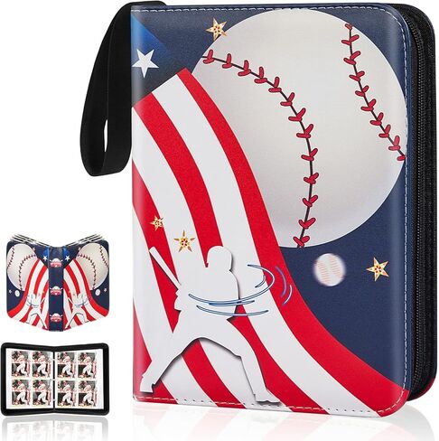 Baseball Card Binder with Sleeves 400 Pockets, Gifts for Baseball Card Collectors,Trading Card Albums Sports Card Binder in Kuwait