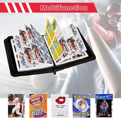 Baseball Card Binder with Sleeves 400 Pockets, Gifts for Baseball Card Collectors,Trading Card Albums Sports Card Binder in Kuwait