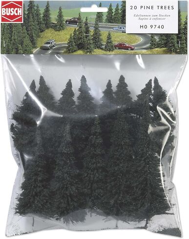 Busch 9740 Pine Tree Set 20/ HO Scenery Scale Model Scenery in Saudi Arabia