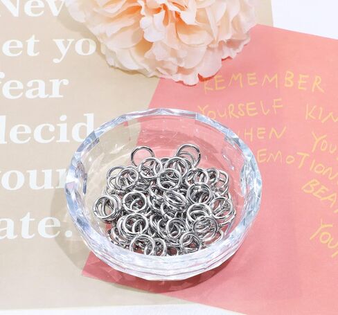 Shapenty Stainless Steel Open Jump Rings Connector Thick Split Rings for Keychain Necklace Bracelet Earring Pendant Jewelry Finding Making Charm Crafting, 120PCS (1.5x15mm) in Kuwait