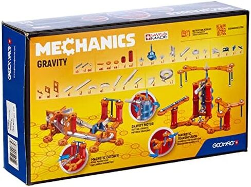 Geomag - مسار الجاذبية الميكانيكي - مجموعة بناء مكونة من 115 قطعة مع حركة مغناطيسية، لعبة بناء رخامية معتمدة من STEM للأعمار من 7 سنوات فما فوق in Kuwait