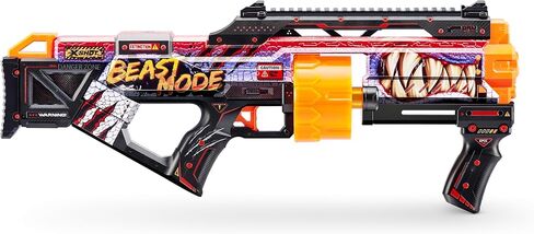X-Shot Skins Last Stand Dart Blaster - Beast Out Skin by ZURU with 16 Darts, Slam Fire Action, Air Pocket Dart Technology, Toy Foam Blaster for Kids, Teens and Adults in Saudi Arabia