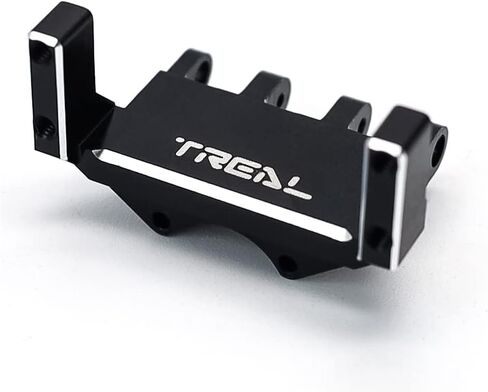 TREAL SCX24 Servo Mount Alu 7075 متوافق مع Reefs 99 Micro Servo لـ Axial SCX24 (أسود) in Saudi Arabia