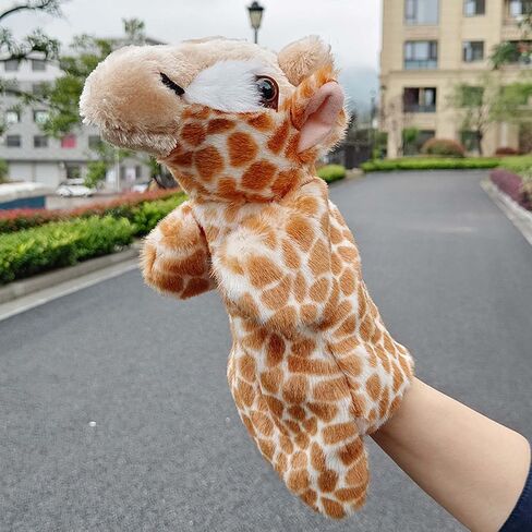 دمى قطيفة على شكل زرافة، ألعاب حيوانات لليد للأطفال، رواية القصص الخيالية in Kuwait