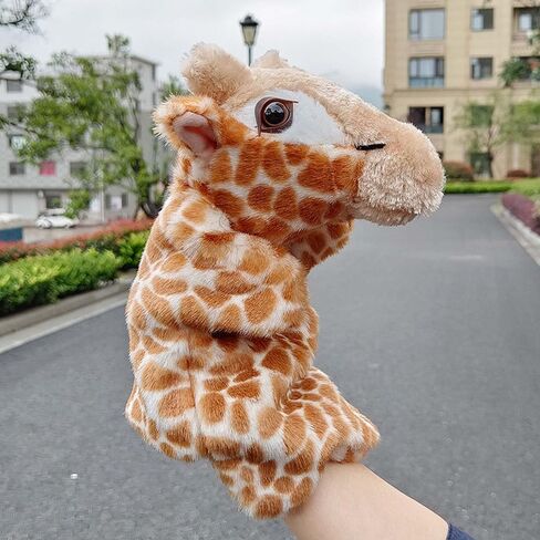 دمى قطيفة على شكل زرافة، ألعاب حيوانات لليد للأطفال، رواية القصص الخيالية in Kuwait