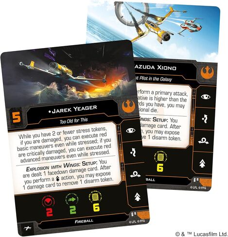 STAR WARS Atomic Mass Games Star Wars X-Wing 2nd Edition Miniatures Game Fireball Expansion Pack | Strategy Game for Adults and Teens | Ages 14+ | 2 Players | Average Playtime 45 Minutes | Made in Saudi Arabia