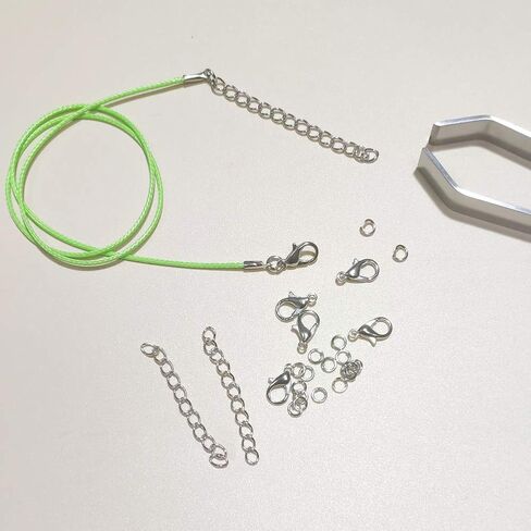 WUBOECE 1000 قطعة 4 مم حلقات القفز المفتوحة حلقة القفز المعدنية لقلادات القلائد سوار المجوهرات DIY صنع النتائج، فضي in Kuwait