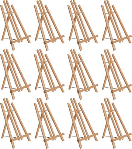 U.S. Art Supply 14" Medium Tabletop Display Easel - Beechwood, Pack of 1 in Kuwait