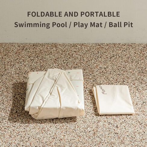 حوض سباحة للاطفال قابل للنفخ من مومنليتل مع بساط داخلي 36 انش × 12 انش in Kuwait