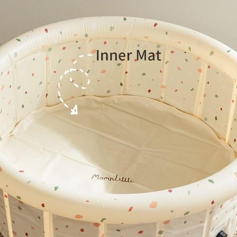 حوض سباحة للاطفال قابل للنفخ من مومنليتل مع بساط داخلي 36 انش × 12 انش in Kuwait