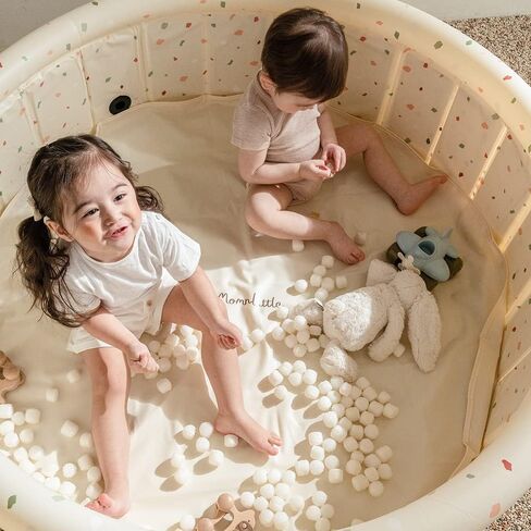 حوض سباحة للاطفال قابل للنفخ من مومنليتل مع بساط داخلي 36 انش × 12 انش in Kuwait