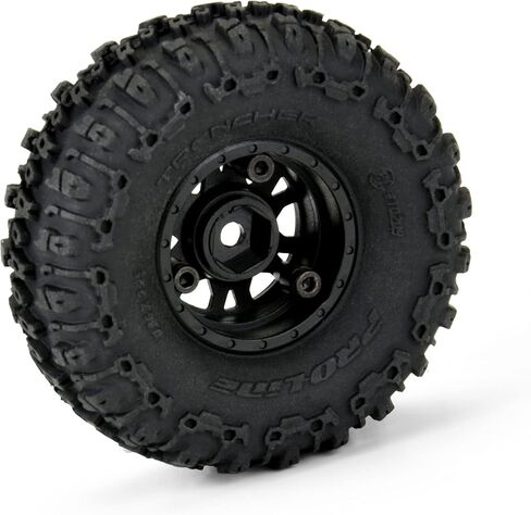 Pro-line Racing 1/24 Trencher F/R 1.0 TRS MTD 7mm Blk Impulse 4 PRO1020910 in Saudi Arabia
