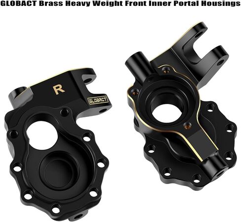 GLOBACT Brass Weight Front Rear Outer Portal Housing 180g for TRX4 TRX6 in Saudi Arabia