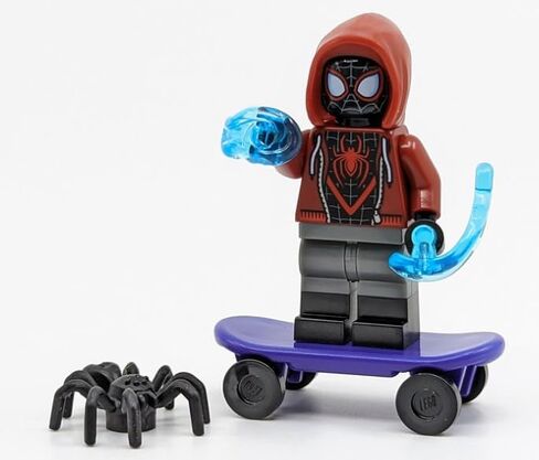 LEGO Super Heroes: Spider-Man Miles Morales Minifigure with Hoodie from Daily Bugle in Saudi Arabia