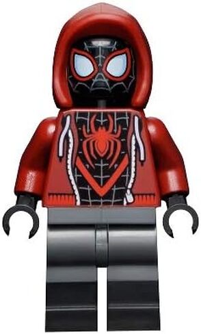 LEGO Super Heroes: Spider-Man Miles Morales Minifigure with Hoodie from Daily Bugle in Saudi Arabia