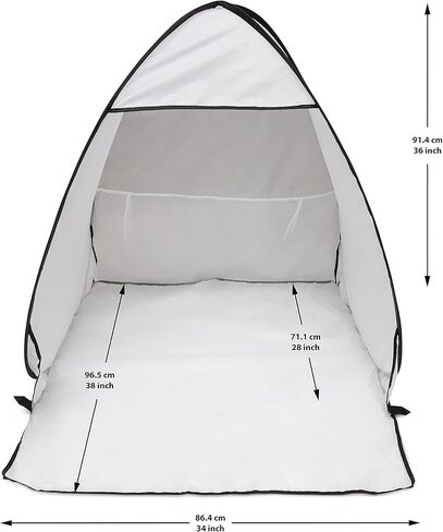 خيمة رش كبيرة ذات فتحة تهوية - رائعة للتلطيخ أو الرش أو المشروعات الأخرى - حدود فوق البخاخ - قابلة للطي - كاملة مع أكمام للذراع in Kuwait