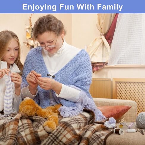 صندوق طقم خياطة محمول من 140 قطعة، مجموعة عدة خياطة فاخرة للبالغين وطلاب الجامعات والمبتدئين والطوارئ وإكسسوارات لوازم الحرف اليدوية والحياكة مع صندوق تخزين in Kuwait