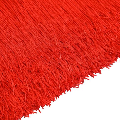 10 Yards Sewing Fringe Trim - Fringe Tassel 15cm Width for Skirt Wedding Dress Lamp Shade Decoration(Balck) in Kuwait