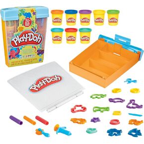 Play-Doh Imagine Animals Storage Set, 22 Accessories, Arts and Craft Activities for Kids 3 Years & Up, Animal Toys in Kuwait