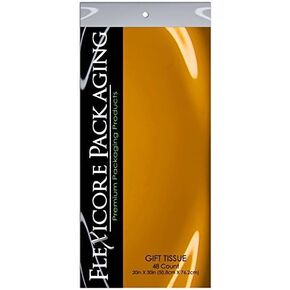 Flexicore Packaging White Gift Wrap Tissue Paper Size: 20 Inch X 30 Inch | Count: 48 Sheets | Color: White