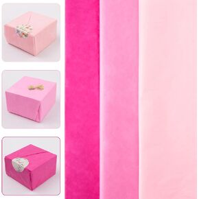 60 ورقة مناديل هدايا حمراء كبيرة الحجم، 20 بوصة × 14 بوصة، مناديل حمراء لحقائب الهدايا، DIY والحرف اليدوية، ورق مناديل تغليف الهدايا الحمراء لعيد الحب وعيد الأم وعيد الميلاد وحفلات الزفاف وحفلات الزفاف، 3 ألوان (أحمر) in Kuwait