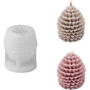 Christmas Tree Silicone Mold, 3D Candle Molds for Candle Making, Xmas Soap Handmade Resin Mould for DIY Craft Resin Mold…