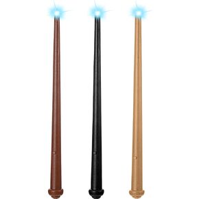 Skylety 3 Pieces Light up Wand Light and Sound Toy Wizard Wand, Illuminating Wand Fairy Wand Toys Halloween Wand Party Costume Accessory for Halloween Cosplay Masquerade
