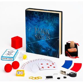 LUGY Magic Secrets - Magic Set for Beginners & Kids - Learn 70 Basic Level Magic Tricks - Comprehensive Magic Starter & Learning Kit - Includes Video Tutorials - Suitable for Age 7+ in Saudi Arabia