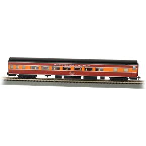 Bachmann Industries Southern Pacific Daylight Smooth-Side Coach Car with Lighted Interior (HO Scale), 85' in Kuwait