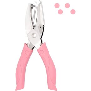 Jeemiter 1/4 Inch Heart Hole Punch with Soft-Handled for Tags