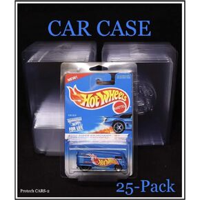 Protech SSCARS-2 Storage / Display Space Saver Car Case for Carded Hot Wheels, 4.25" W x 6.5" H x 1.25" D