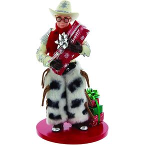 قطعة طاولة من القماش Mache Cowboy Ralphie ديكور داخلي من A CHRISTMAS STORY، مقاس 7.5 بوصة، متعددة الألوان in Kuwait