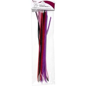 Cousin DIY Multicolor Chenille Stem Pipe Cleaners, 3mm x 12 inch, 25 Pack in Kuwait