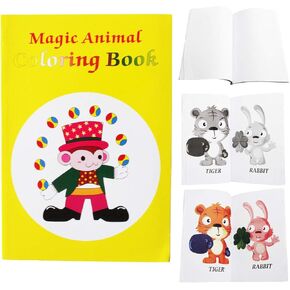 Mipartebo Magic Coloring Book - Fun Magic Trick - Magic Prop Books for Kids Teens & Adults (Small Green)