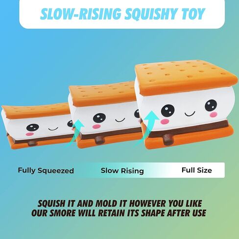 لعبة إسفنجية معطرة بطيئة الارتفاع من سيرينيلايت - ألعاب لطيفة ومحبوبة للضغط وتخفيف التوتر - قطعة واحدة (المزيد) in Kuwait