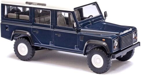 Busch 50302 Land Rover Defender Blue HO Scale Model Vehicle, Black in Saudi Arabia