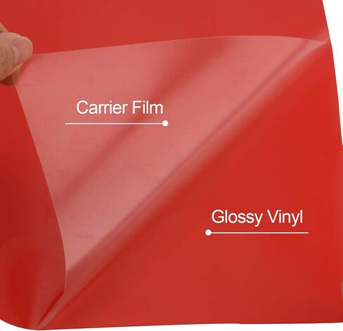 SOMOLUX HTV Iron on Vinyl 12inch x12feet Roll Easy to Cut & Weed Heat Transfer Vinyl DIY Design for T-Shirts Glossy Black in Kuwait