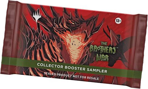 Magic: The Gathering The Gathering The Brothers’ War ذات الإطار القديم Commander Deck - راية ميشرا المصقولة (أزرق-أسود-أحمر) + حزمة عينة معززة لهواة التجميع in Saudi Arabia