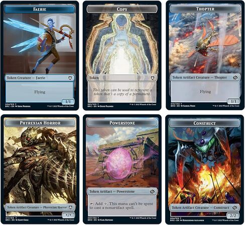 Magic: The Gathering The Gathering The Brothers’ War ذات الإطار القديم Commander Deck - راية ميشرا المصقولة (أزرق-أسود-أحمر) + حزمة عينة معززة لهواة التجميع in Saudi Arabia