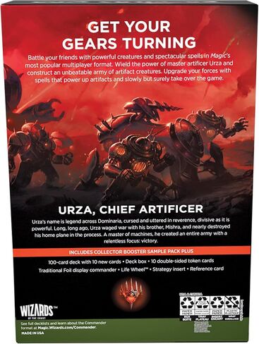 Magic: The Gathering The Gathering The Brothers’ War ذات الإطار القديم Commander Deck - راية ميشرا المصقولة (أزرق-أسود-أحمر) + حزمة عينة معززة لهواة التجميع in Saudi Arabia