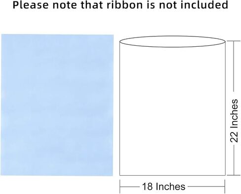 أكياس سلة تغليف قابلة للانكماش من Morepack، 10 قطع مقاس 18 × 22 بوصة أكياس تغليف قابلة للانكماش من PVC لسلة الهدايا in Kuwait