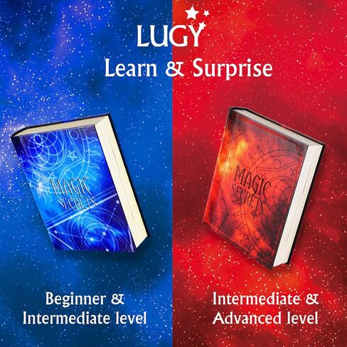 LUGY Magic Secrets - Magic Set for Beginners & Kids - Learn 70 Basic Level Magic Tricks - Comprehensive Magic Starter & Learning Kit - Includes Video Tutorials - Suitable for Age 7+ in Saudi Arabia