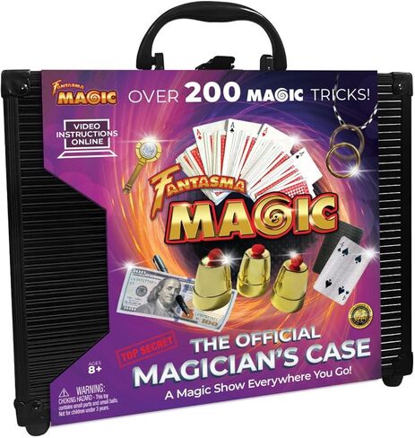 Fantasma Official Magician’s Case – Over 200 Tricks in an Self-Contaned Travel Case,Black, Gold in Kuwait