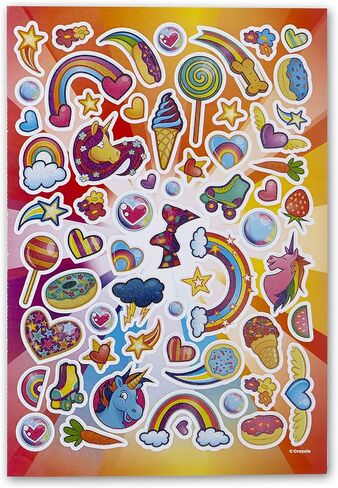 Crayola Uni-Creatures Coloring Book, 64 Unicorn Coloring Pages, Gift for Kids, Ages 3, 4, 5, 6, in Kuwait