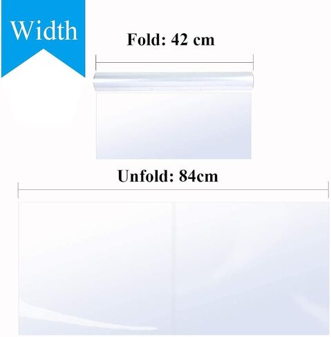 iLovepaper Clear Cellophane Wrap Roll 33''x115Ft, 3 Mil Thick Clear Cellophane Wrapping Paper|Christmas Wrap Roll|Cellophane Roll | Cellophane Wrap for Christmas Halloween Gifts, Baskets, Flowers in Saudi Arabia